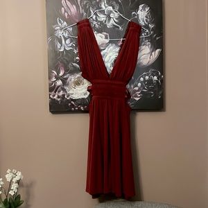 Express Burgundy Dress